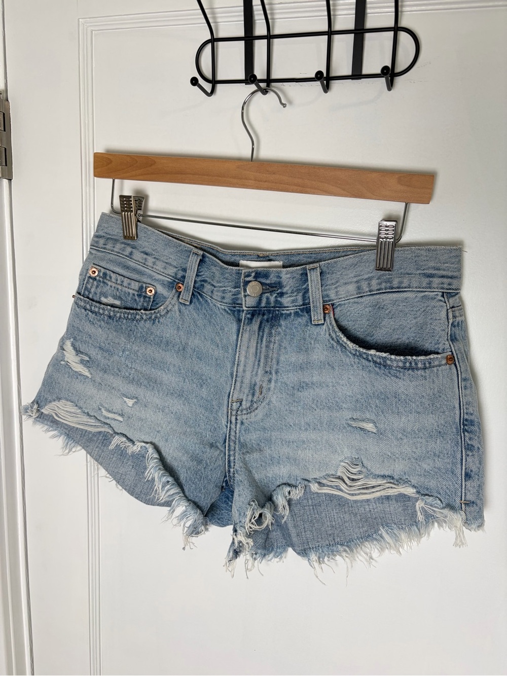 Pistola distressed denim shorts - Picture 8 of 16